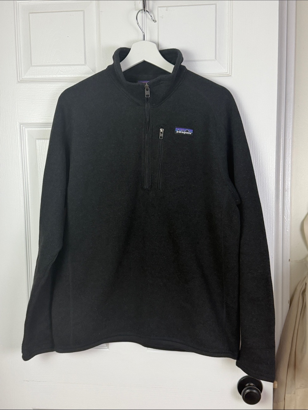 Patagonia men’s better sweater 1/4 zip fleece jacket layer